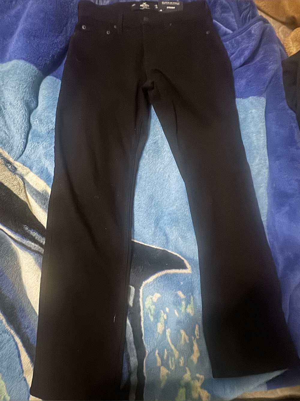 Hollister Black Straight Jeans